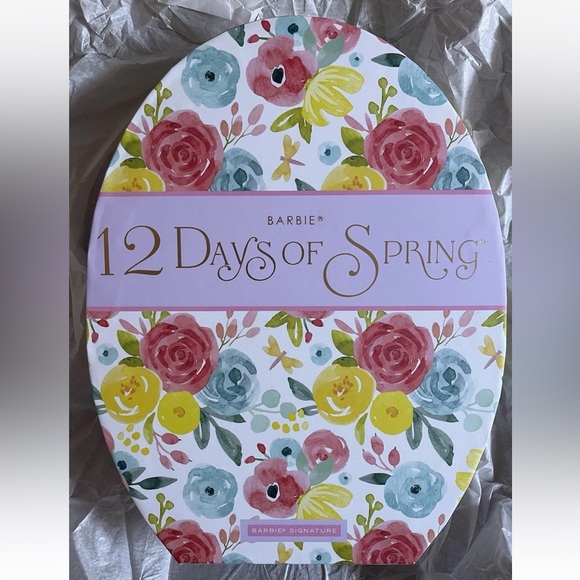 Barbie 12 Days Of Spring Doll & Accessories Signature NRFB HRM27 - Picture 5 of 6